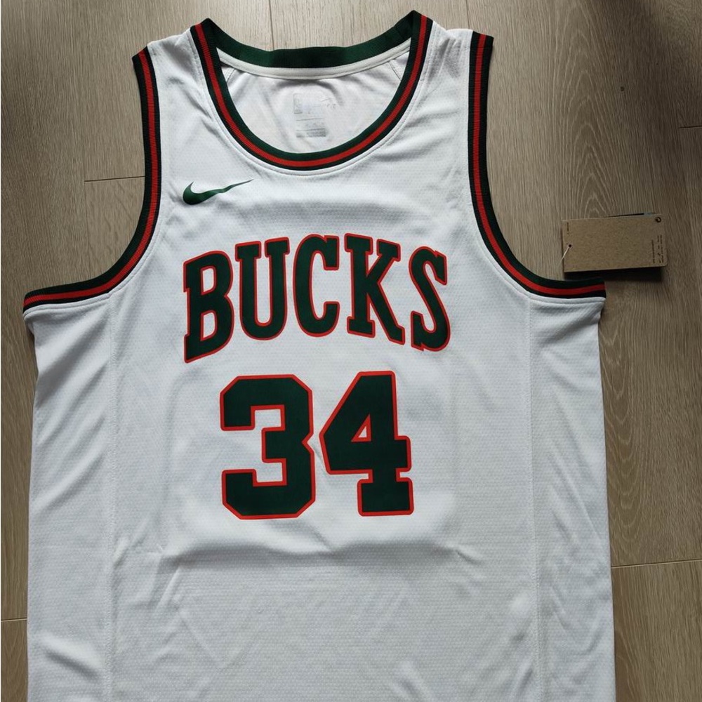 Nike Giannis Antetokounmpo  2023-24 Bucks City Edition Jersey Size M 44